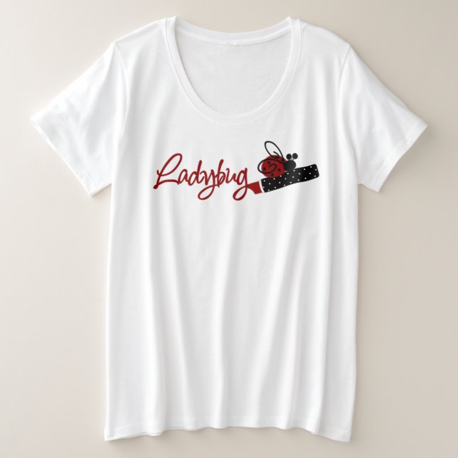 Ladybug - Der Plus-Size-T - Shirt für Frauen (Design vorne)