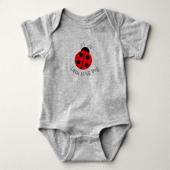 Ladybug Design Baby Bodysuit Baby Strampler (Vorderseite)