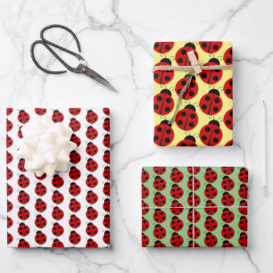 Ladybug Design Geschenkpapier Set