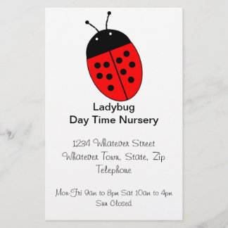 Ladybug Design Personalisiert Flyer