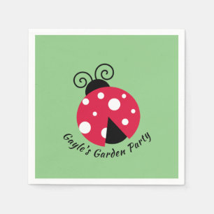 Ladybug Designpapier Napkins Serviette