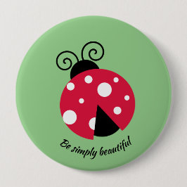 Ladybug-Designtaste Button