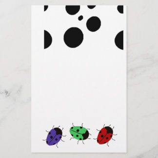 Ladybug Dots Briefpapier