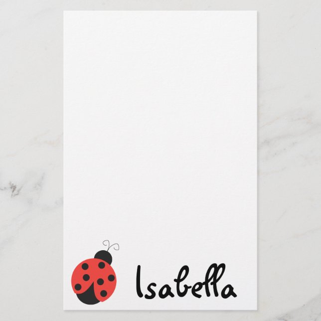 Ladybug Editor Briefpapier (Vorderseite)