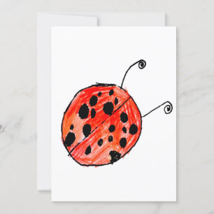 Ladybug Einladung