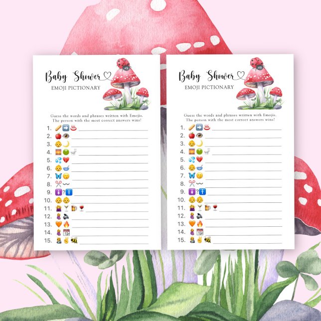 Ladybug - Emoji-Piktogramm-Babydusche (Von Creator hochgeladen)