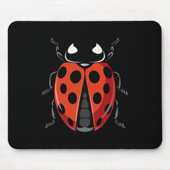 Ladybug Erwachsene Kinder Frauen Ladybug Kostüm Mousepad (Vorne)