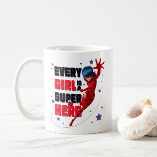 Ladybug Every Girl ist ein Super-Held Kaffeetasse