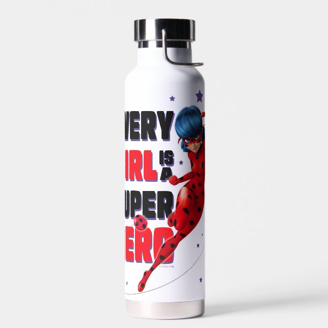 Ladybug Every Girl ist ein Super-Held Trinkflasche (Links)