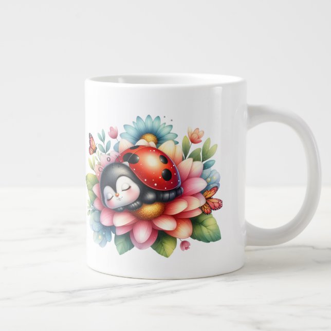 Ladybug - Extra große Tasse (Rechts)