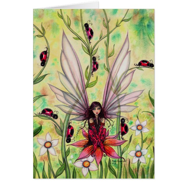Ladybug Fairy Fantasy Art Illustration (Vorne)