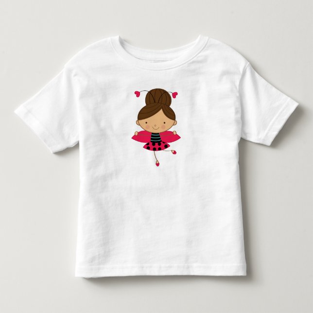 Ladybug Fairy Princess Kleinkind T-shirt (Vorderseite)