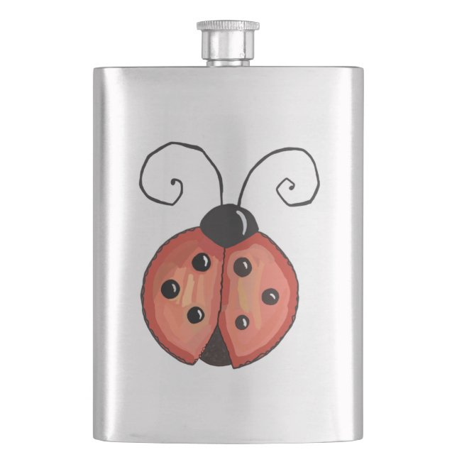 Ladybug Flachmann (Vorderseite)
