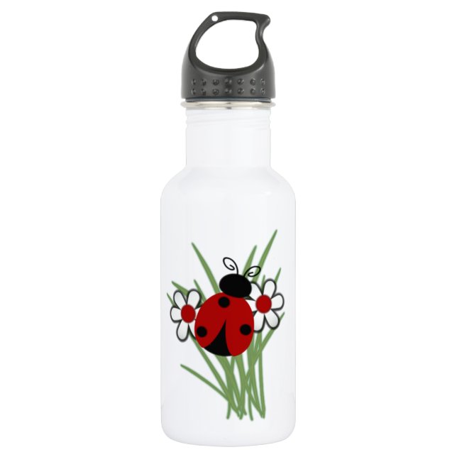 Ladybug Flaschen-Arbeiten 32 oz Trinkflasche (Vorderseite)