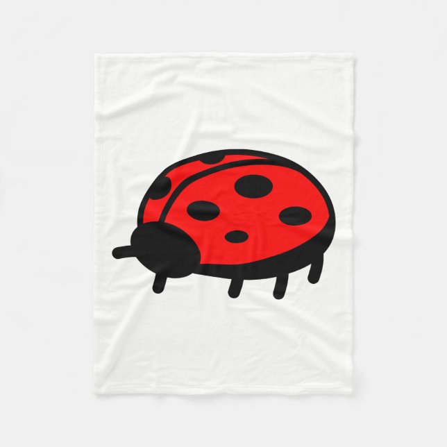 Ladybug Fleecedecke (Vorderseite)
