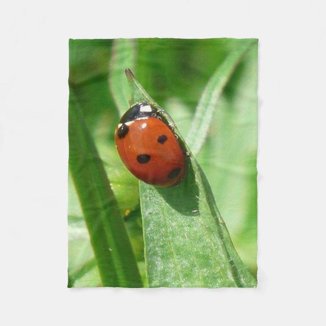 Ladybug Fleecedecke (Vorderseite)