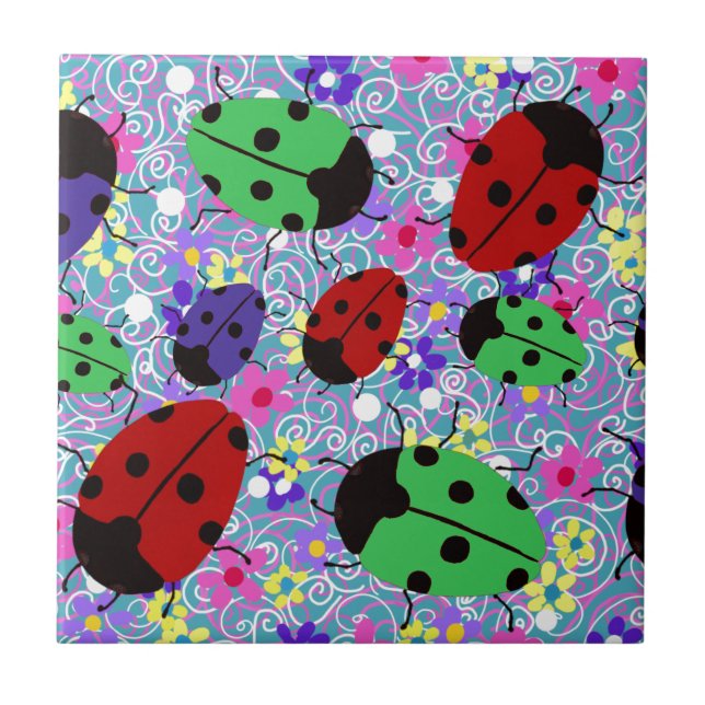 Ladybug Fliese (Vorderseite)