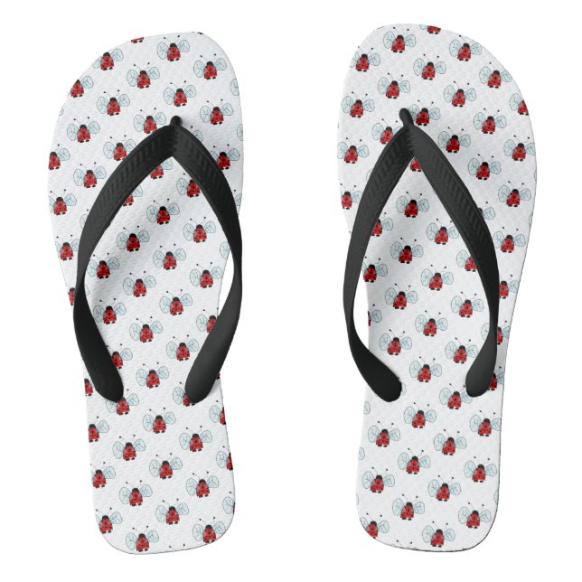 Ladybug Flip Flops (Fußbett)