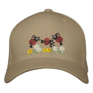Ladybug Garden Bestickte Baseballkappe