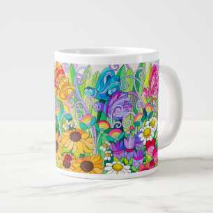 Ladybug Garden Sky Jumbo-Tasse