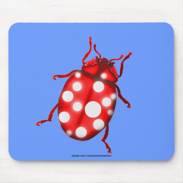 LadyBug Geschenke für Gärtner Mousepad (Vorne)