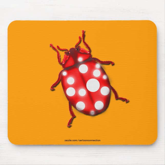 LadyBug Geschenke für Gärtner Mousepad (Vorne)