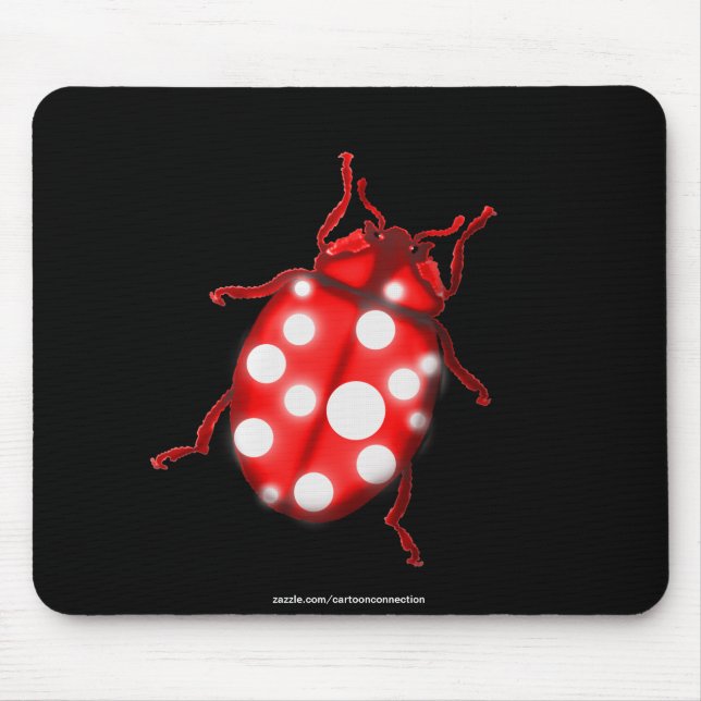 LadyBug Geschenke für Gärtner Mousepad (Vorne)