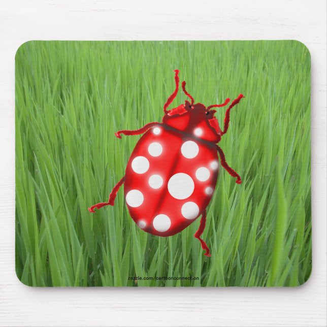 LadyBug Geschenke für Gärtner Mousepad (Vorne)
