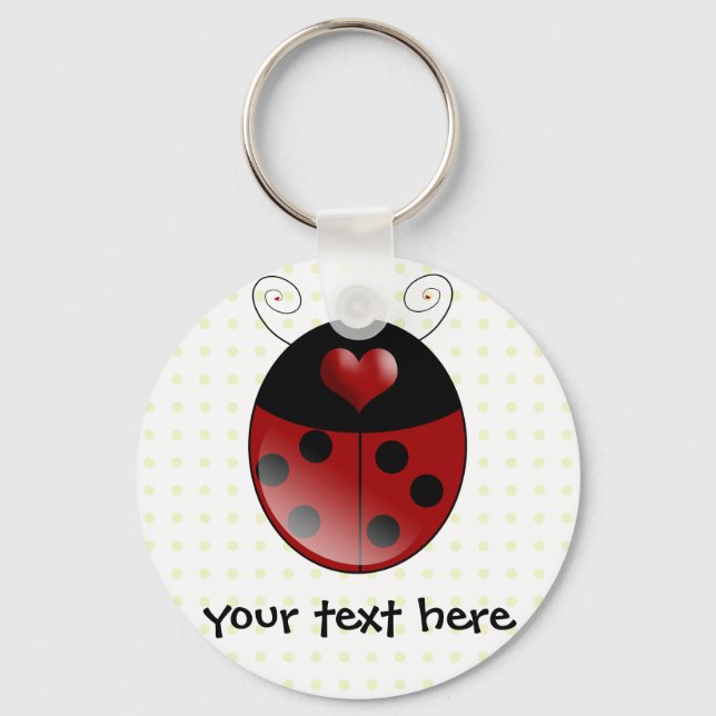 Ladybug Geschenke Schlüsselanhänger (Vorderseite)
