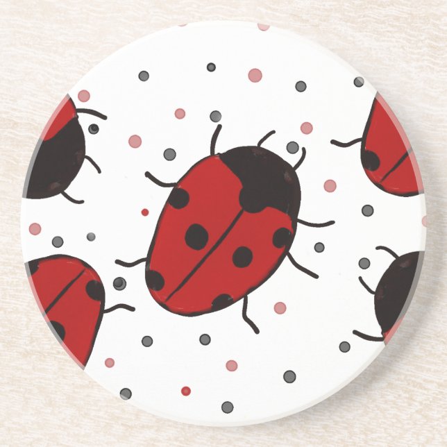 Ladybug Getränkeuntersetzer (Vorne)