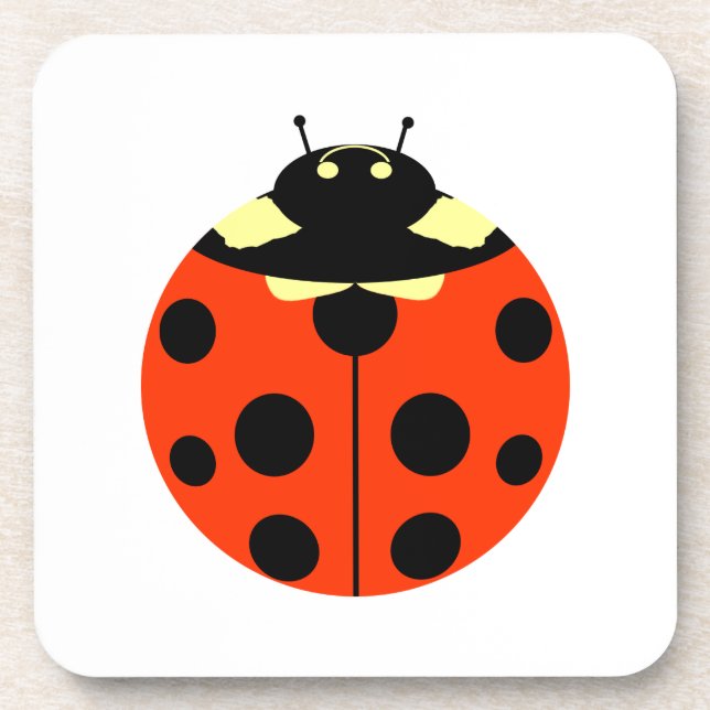 Ladybug Getränkeuntersetzer (Vorderseite)