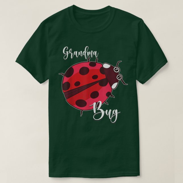 Ladybug Grandma Bug Granny Queen Niedlich Ladybug  T-Shirt (Design vorne)