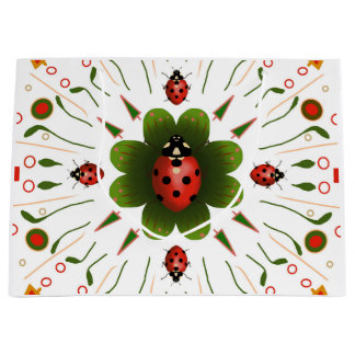 Ladybug Große Geschenktasche Große Geschenktüte