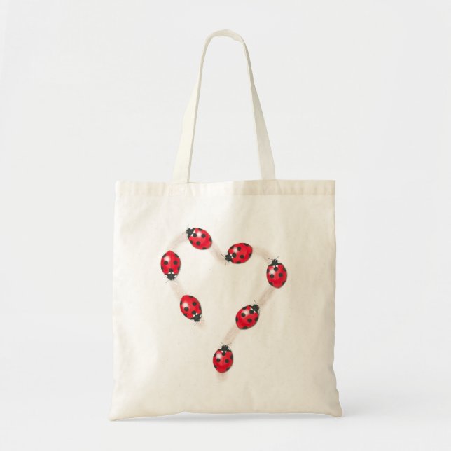 Ladybug Heart Bag Tragetasche (Vorne)