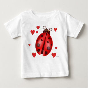 Ladybug Hearts Säugling T - Shirt