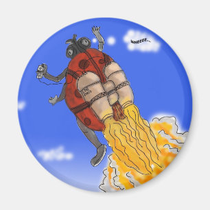 Ladybug hebt Magnet ab