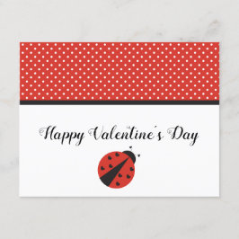 Ladybug herzen Valentinstag-Karte Einladung