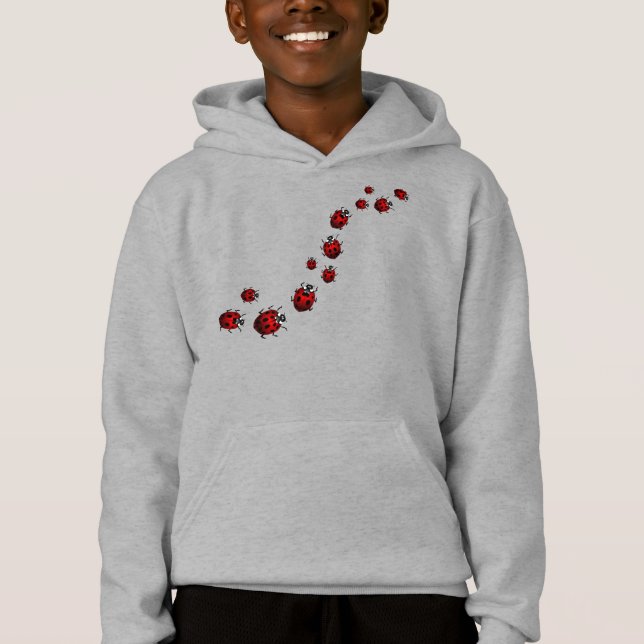 Ladybug Hoodie Kid's Ladybug Hoodie Shirts & Gesch (Vorderseite)