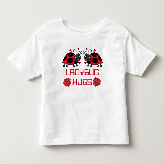 Ladybug Hugs Kleinkind T - Shirt (Vorderseite)