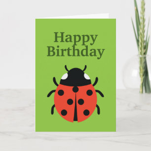 Ladybug Illustration Karte