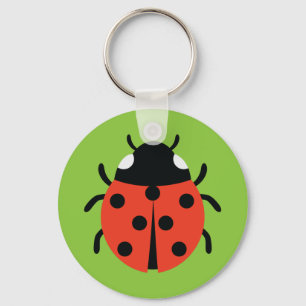 Ladybug Illustration Schlüsselanhänger
