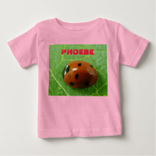 Ladybug Individualisierbares Baby T-shirt