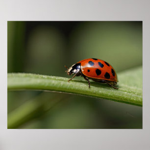 Ladybug Insect Poster