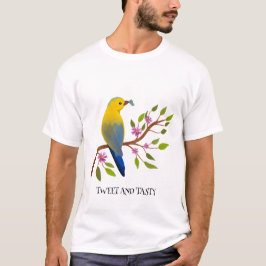 Ladybug-Insekt leckerer, farbiger Vogel mädchenhaf T-Shirt