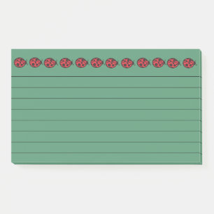 Ladybug Jumbo Post It Notes Post-it Klebezettel