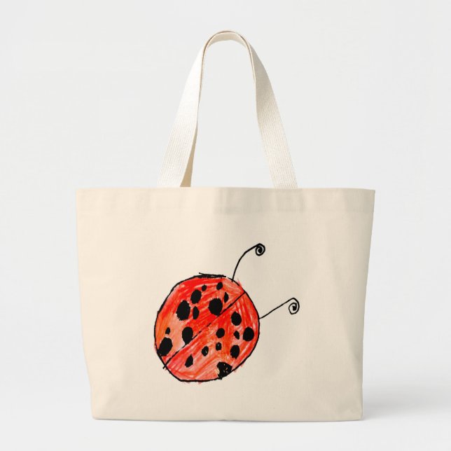 Ladybug Jumbo Stoffbeutel (Vorne)