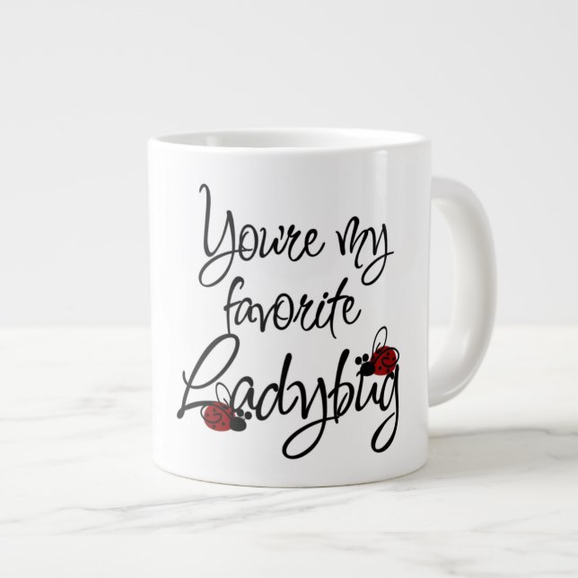 Ladybug - Jumbo-Tasse (Vorderseite Rechts)