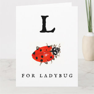 Ladybug-Karte Karte