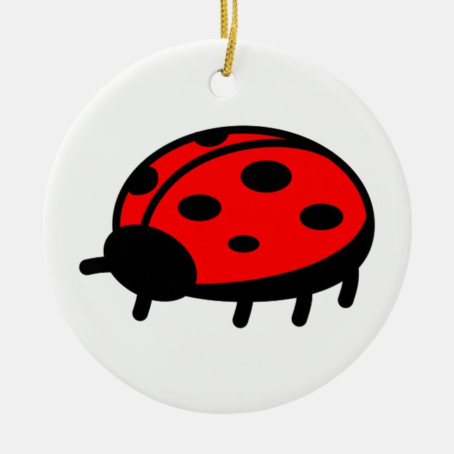 Ladybug Keramikornament (Vorne)