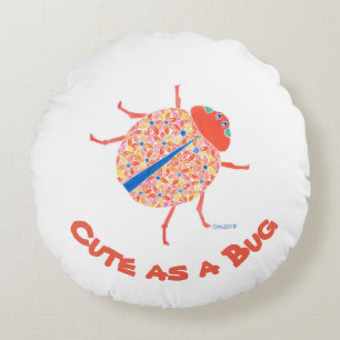 Ladybug Kinderzimmer Pillow Rundes Kissen